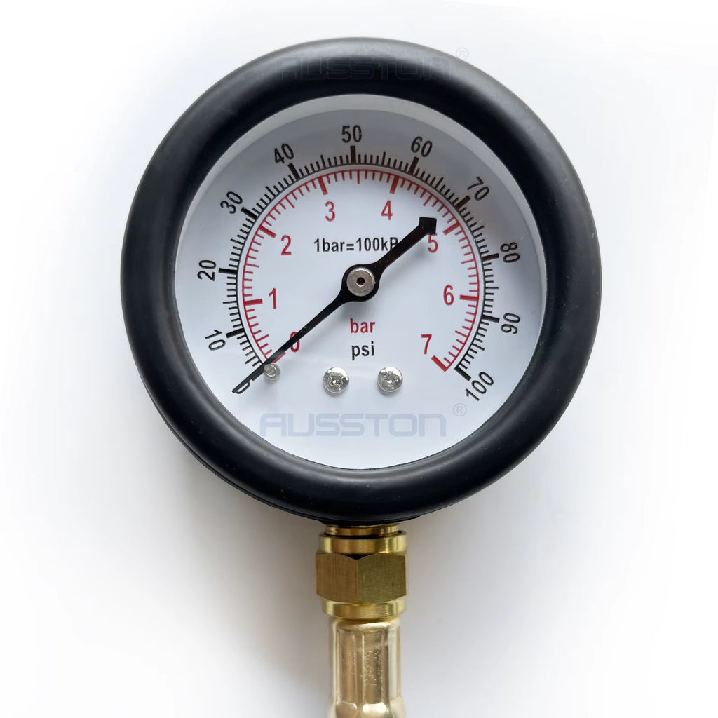 Fuel Pressure Test Kit 0-100 PSI with Quick Connect Adapters – image 3