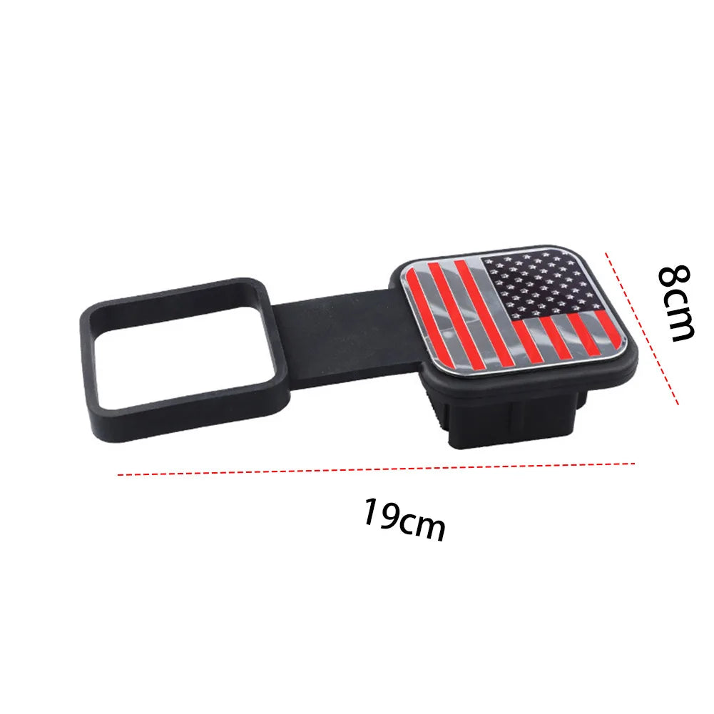 Trailer Hitch Cover – 2 in Receiver Plug with Metal Badge – image 7