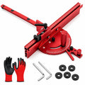 Table Saw Miter Gauge with Aluminum Fence and Flip Stop