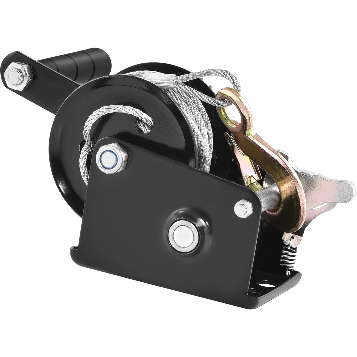 800 lb Hand Crank Boat Trailer Winch with 33 ft Cable – image 11
