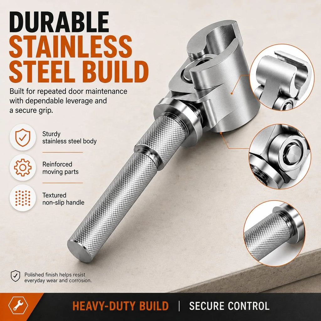 Door Hinge Adjustment Wrench – Universal Hinge Tool – image 8