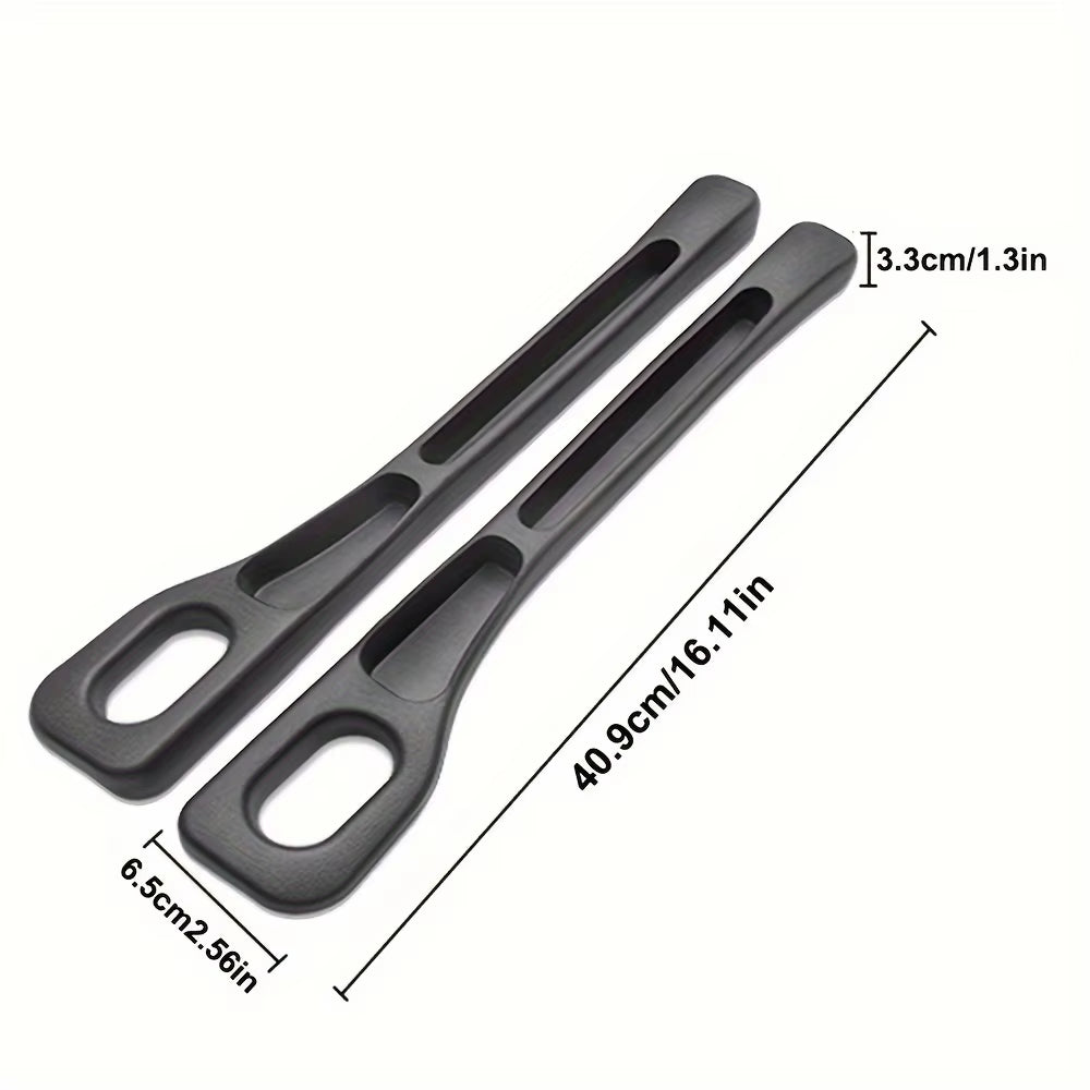 Car Seat Gap Filler Organizer 2 Pack - Waterproof Leather Seat Gap Plug with Storage