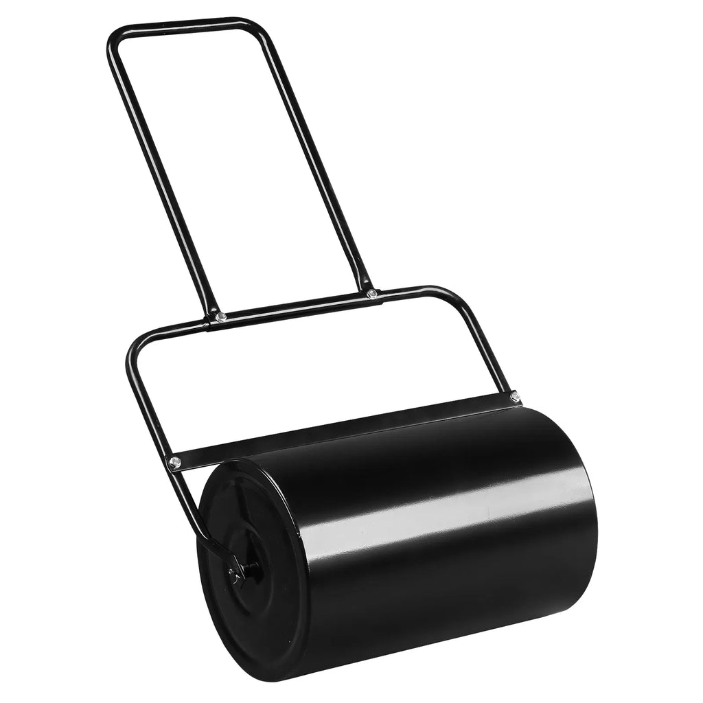 Lawn Roller 19.5 in Steel Drum, Push or Tow, 10 Gal Water Fill