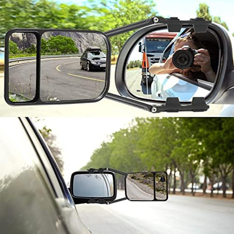 Clip-On Towing Mirrors 2-Pack, Side Mirror Extensions for Trailers – image 6