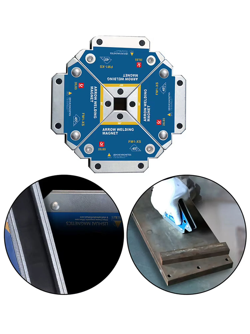 Welding Angle Magnets 4-Pack, 45/90/135 Degree Weld Positioners