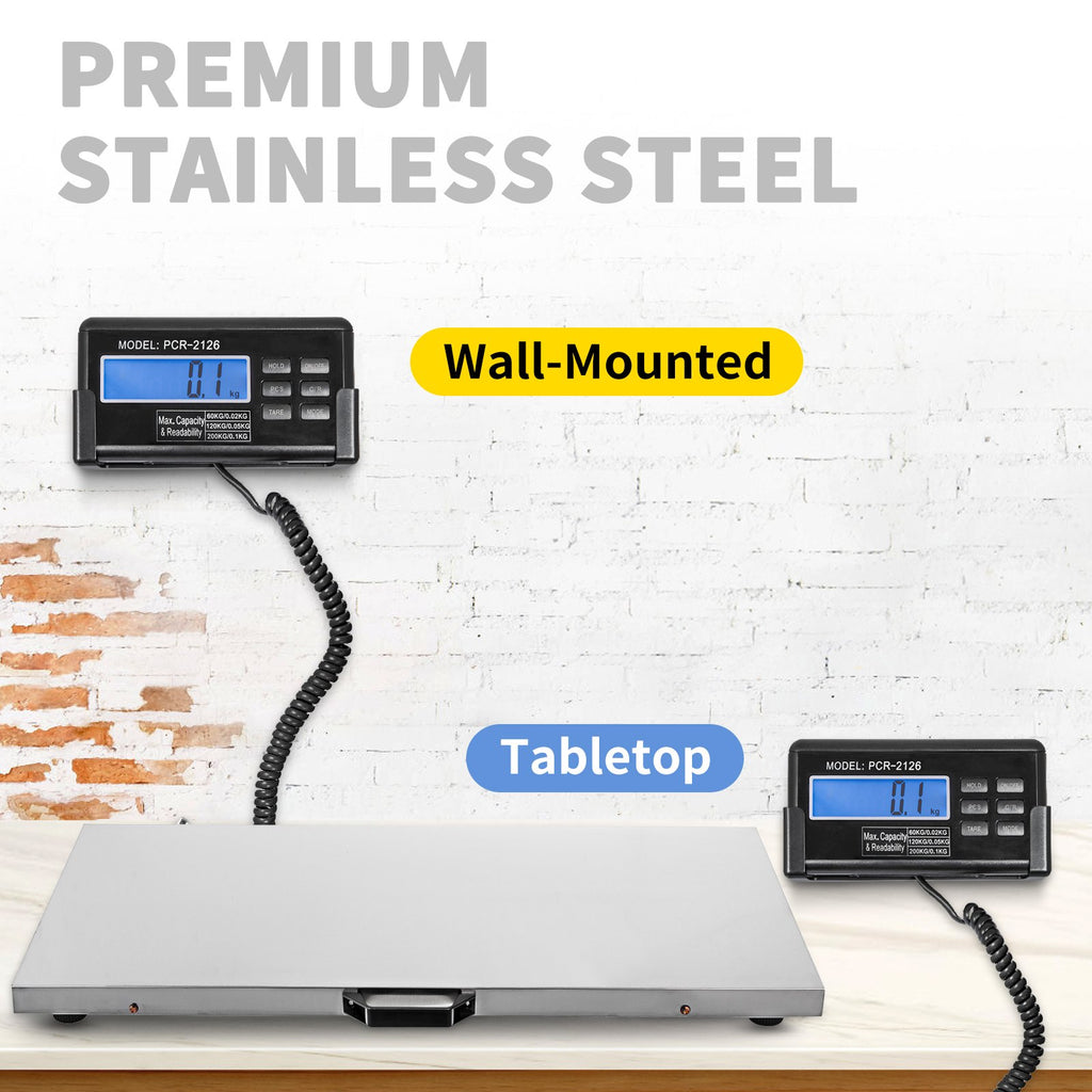 880 lb Livestock Scale Stainless Steel Platform 40.6 x 20.9 in Digital – image 4