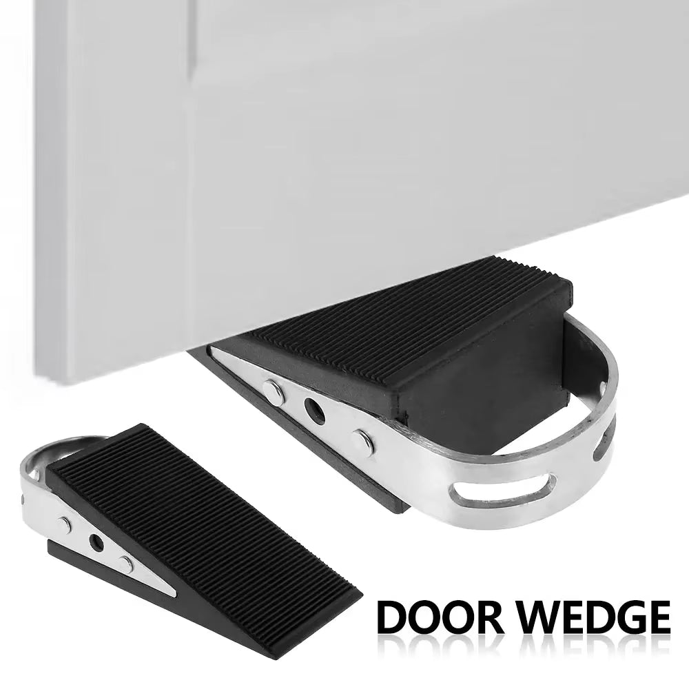 Heavy Duty Door Stopper Wedge – Metal and Rubber Non-Slip Doorstop – image 5