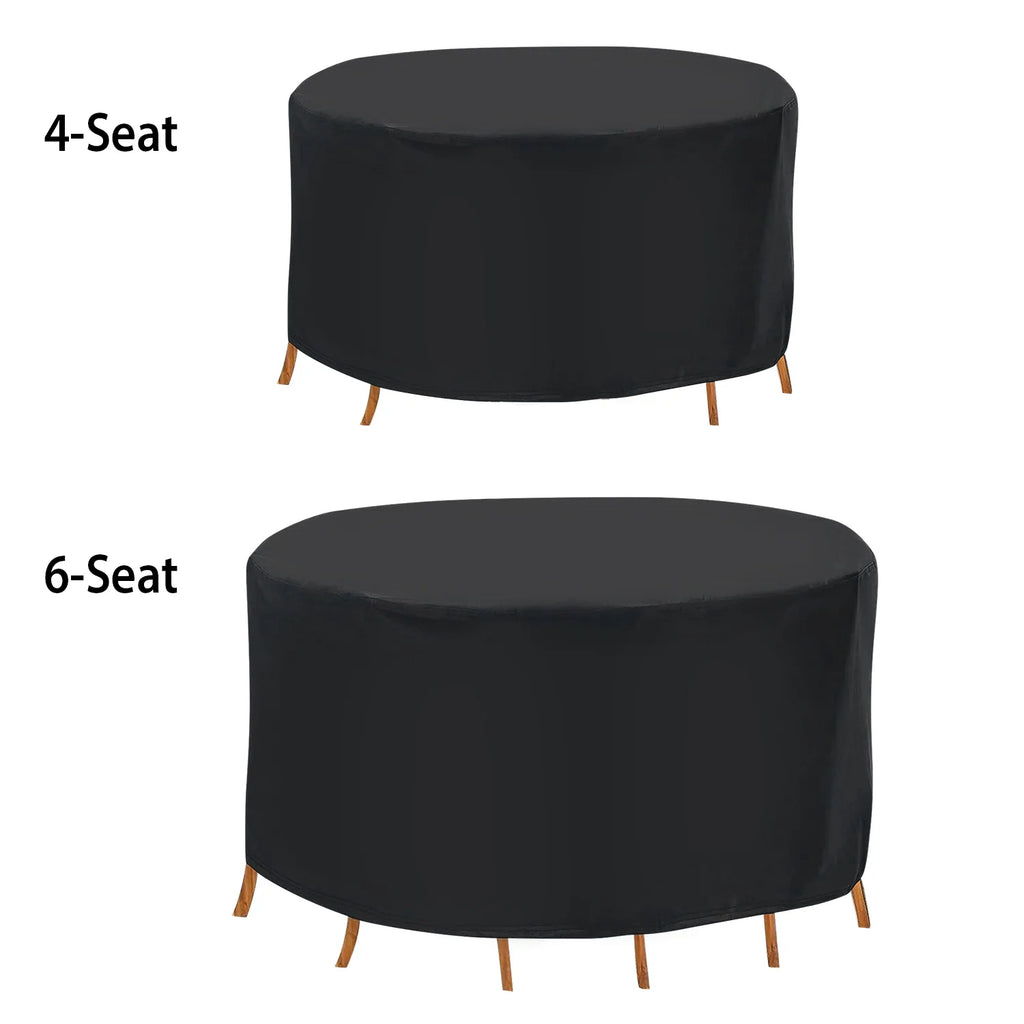 Round Patio Table Cover 73 in - Waterproof Outdoor Furniture Cover – image 5