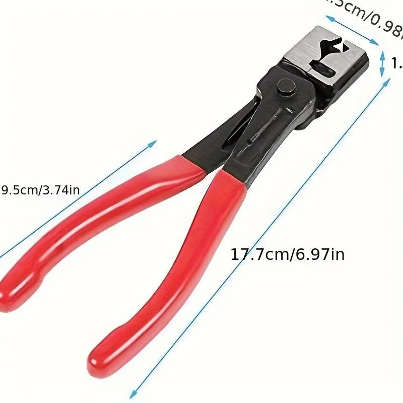 Plumbing Ear Clamp Pliers Kit with 130 Stainless Stepless Clamps