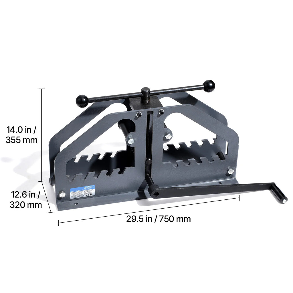 Tube Roller Bender – Manual Pipe Bender up to 1-1/2 in with 6 Dies – image 8