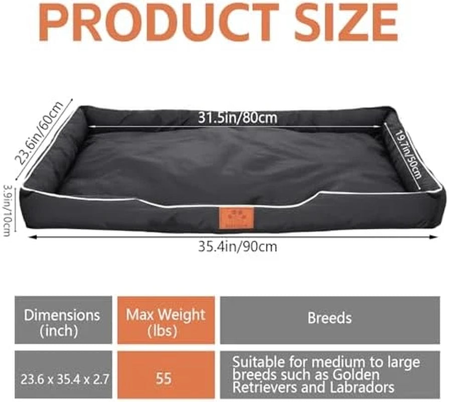 Chew Proof Dog Bed, Waterproof Crate Mat for Chewers – image 2