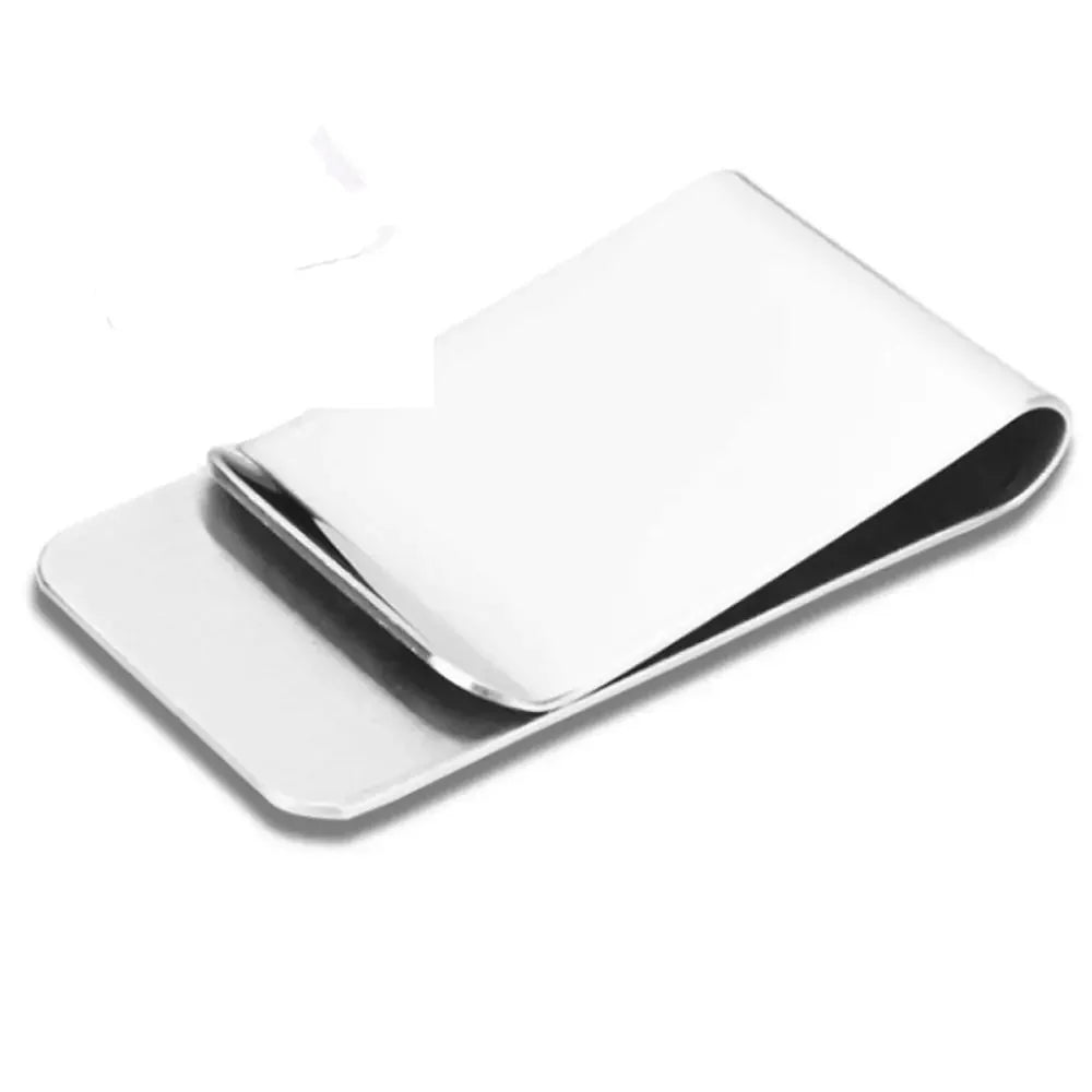 Stainless Steel Money Clip, Slim Cash and Card Holder – image 5