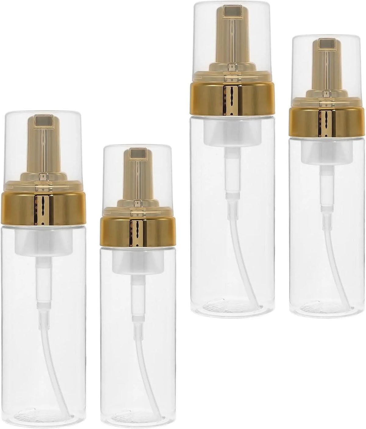 Foam Pump Travel Bottles, 4-Pack Refillable 120 ml & 150 ml