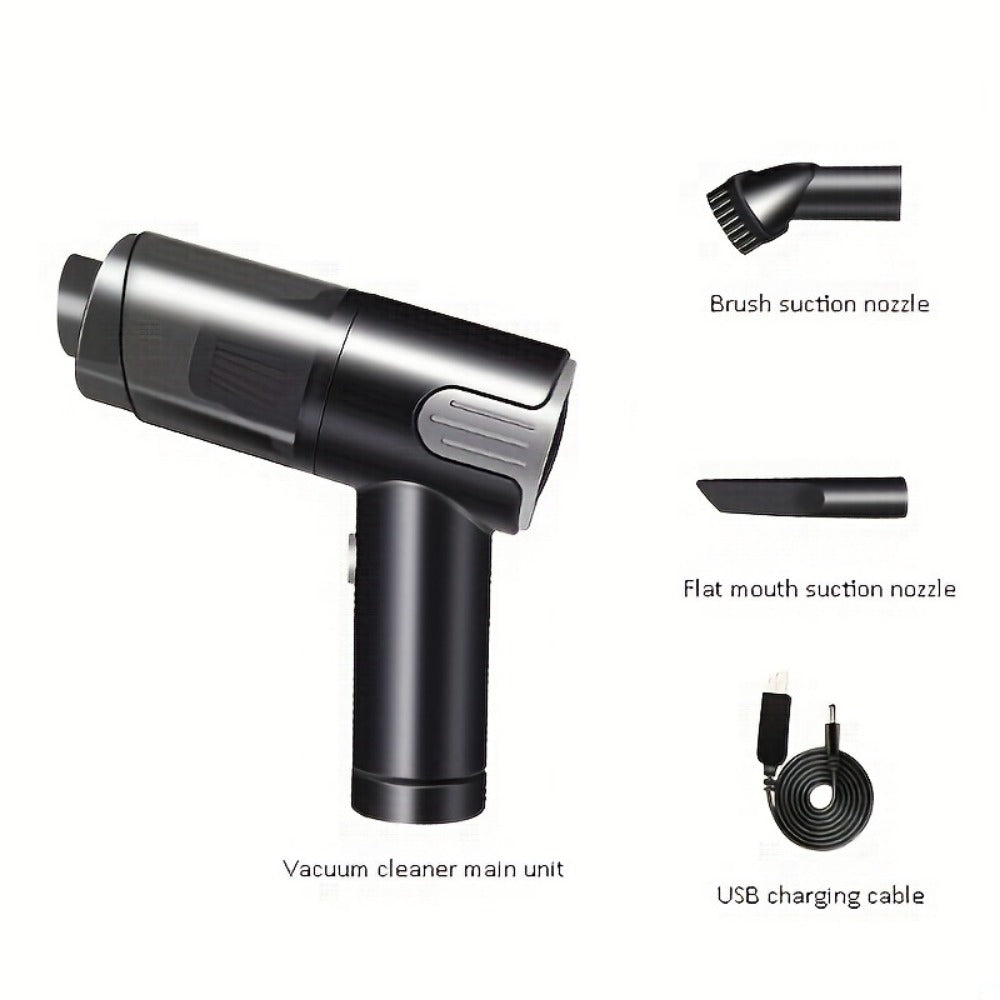 Cordless Handheld Car Vacuum, USB Rechargeable