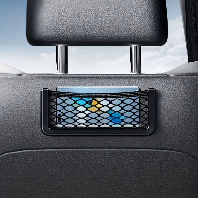3-Pack Adhesive Mesh Pocket Car Organizers – image 5
