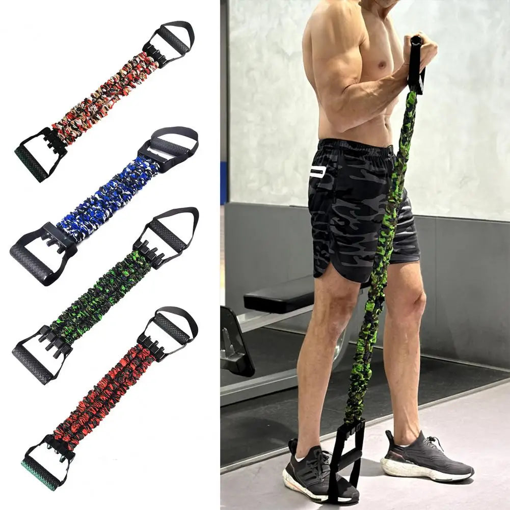 3-Tube Resistance Band Chest Expander – Adjustable with Handles – image 3