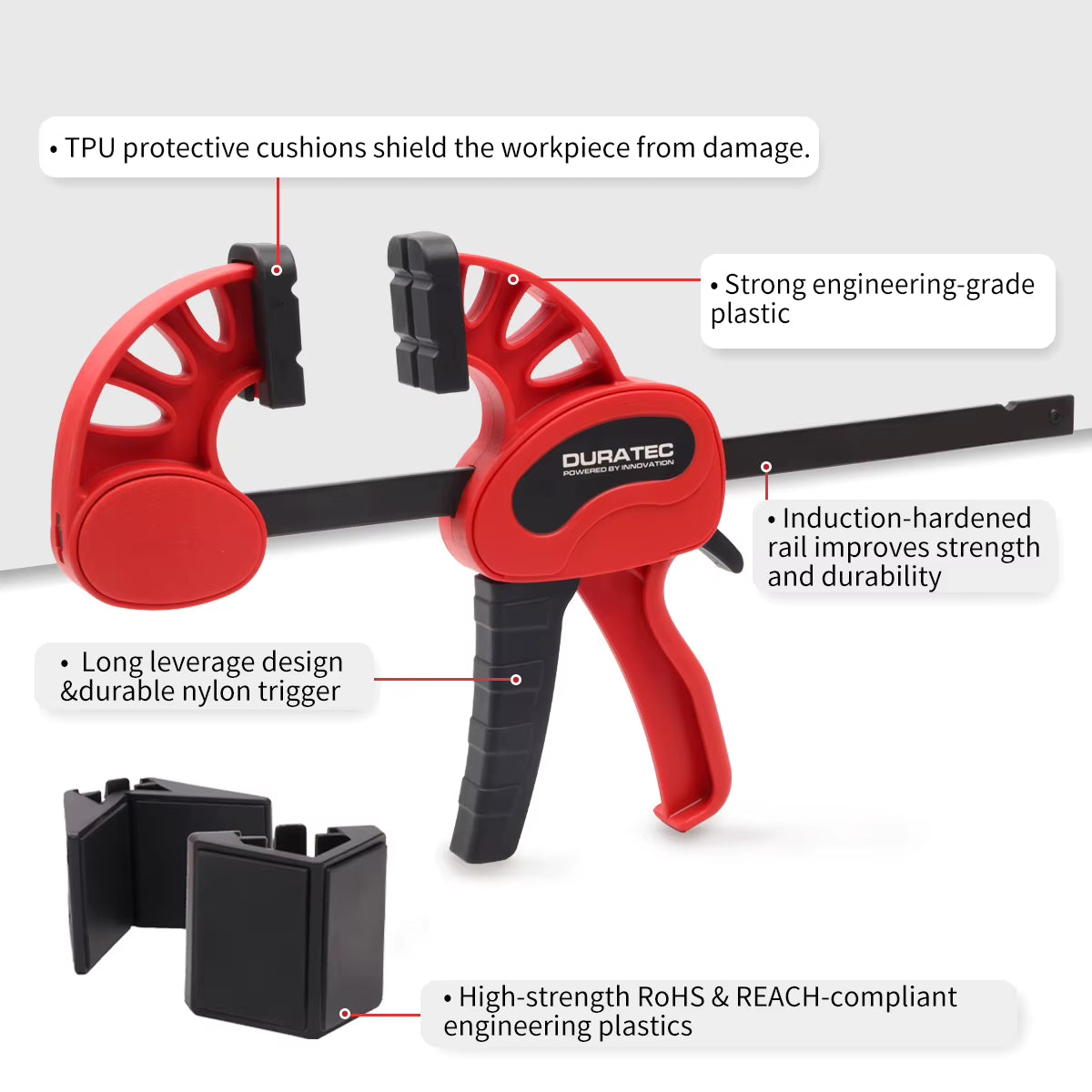 Quick Bar Clamp 2-in-1 with 90 Degree Corner Jig