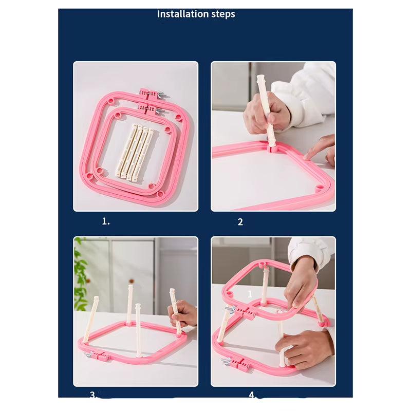 Double Layer Desktop Embroidery Hoop Stand for Cross Stitch – image 5
