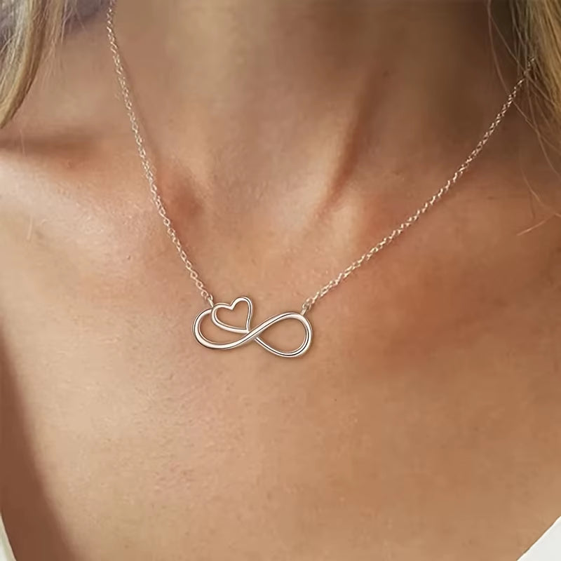 Infinity Love Pendant Necklace with Bonus Daughter Card – image 2