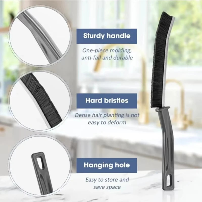 Crevice Cleaning Brush - Stiff Bristle Grout and Gap Brush – image 6