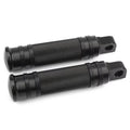 Motorcycle Highway Foot Pegs with Crash Bar Clamps, 1 to 1.25 In