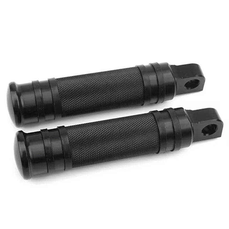 Motorcycle Highway Foot Pegs with Crash Bar Clamps, 1 to 1.25 In