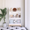 Wall-Mounted Front-Facing Nursery Bookshelf with 3 Display Shelves – image 1
