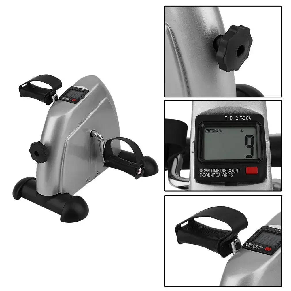 Under Desk Bike Pedal Exerciser - Mini Exercise Bike with LCD Display – image 4
