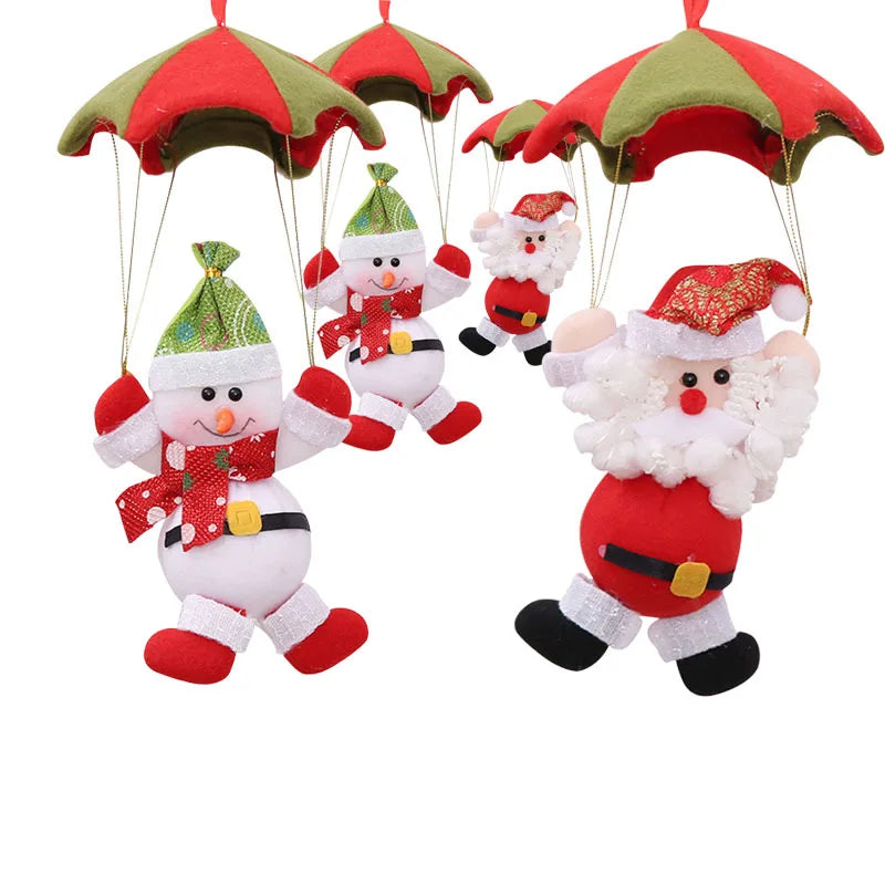 Skydiving Santa Ornament - Hanging Christmas Decoration – image 2