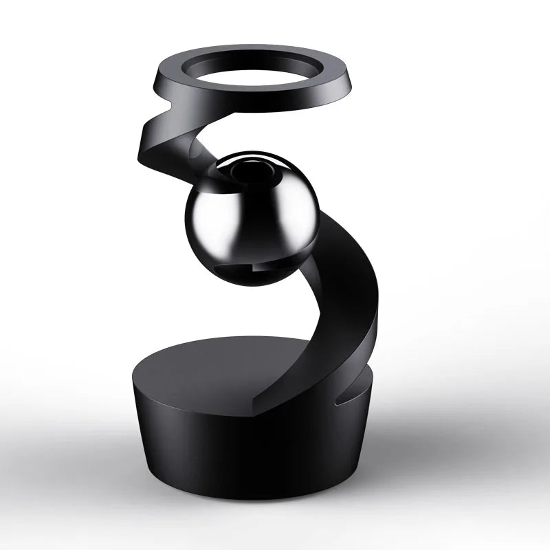 Gravity Defying Floating Gyroscope - Metal Kinetic Desk Toy for Adults – image 8