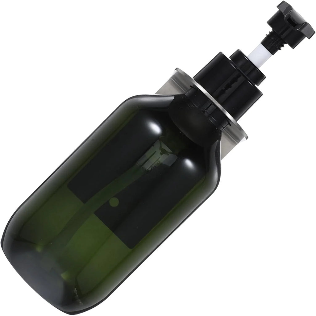 Wall Mount Soap Dispenser - Stainless Steel Shelf with Bottle