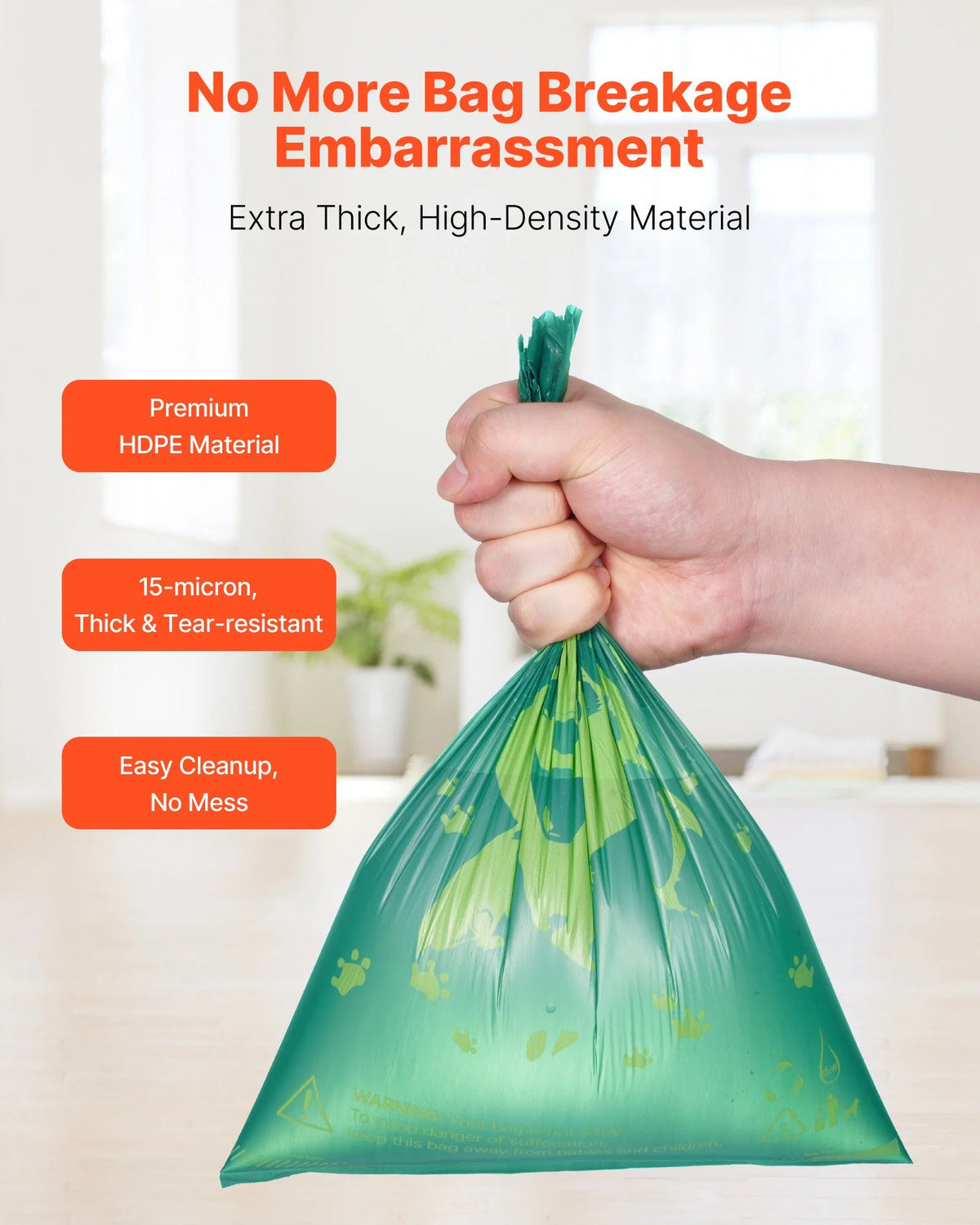 Dog Poop Bags, 270 Count Refill Rolls, Leak-Proof 13 x 9 in – image 4