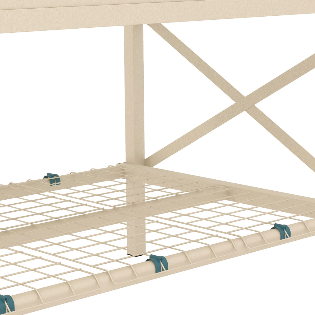 Planter Box, Elevated Galvanized Steel with Shelf and Liner – image 8