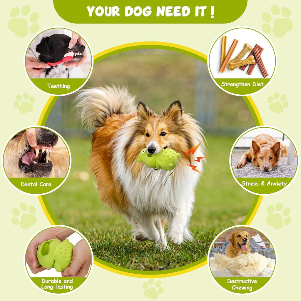 Natural Rubber Squeaky Chew Toy for Dogs – image 4