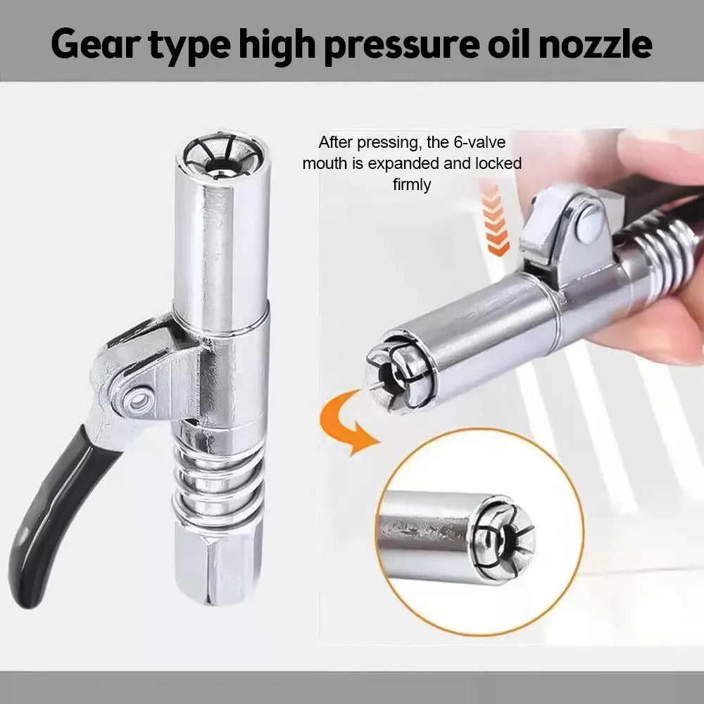 Grease Gun Coupler – 2 Pack High Pressure Quick Release Tips – image 8