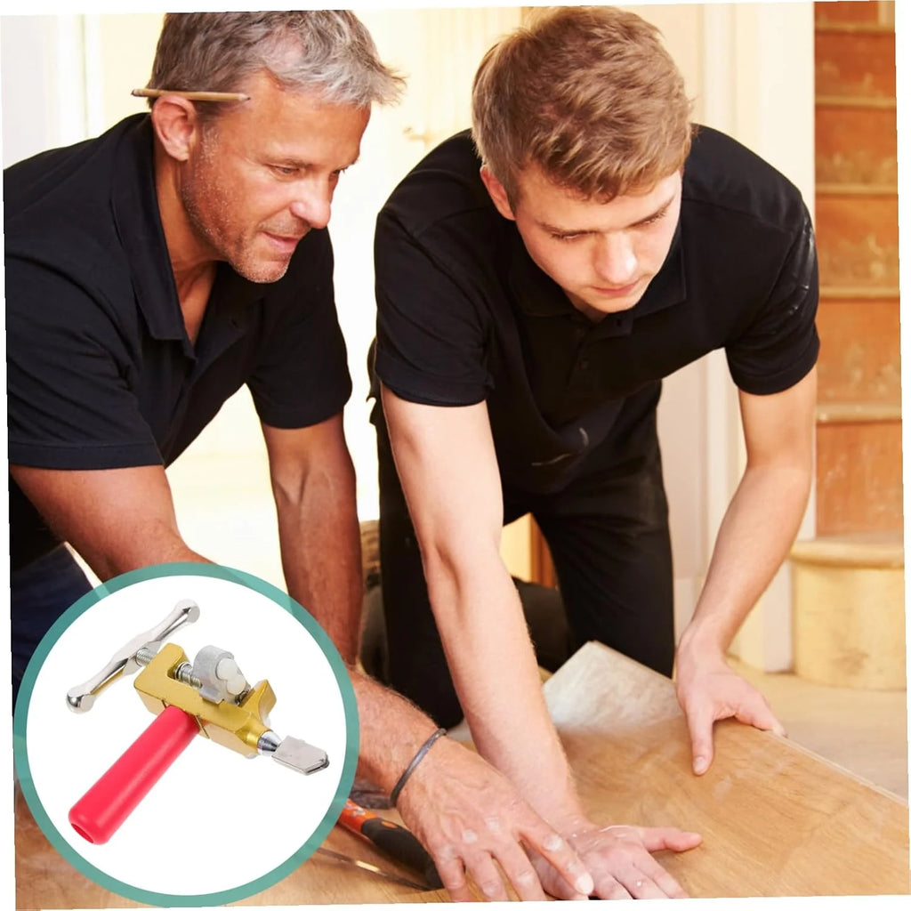 Roller Glass Cutter for Tile and Mirror, Non-Slip Ergonomic Handle – image 9