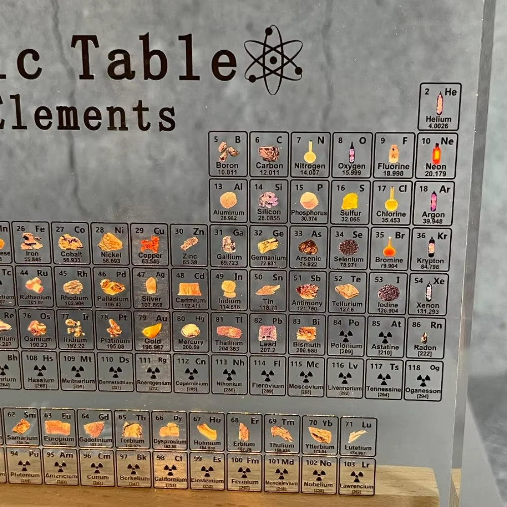 Acrylic Periodic Table Display - Chemistry Desk Decor – image 4