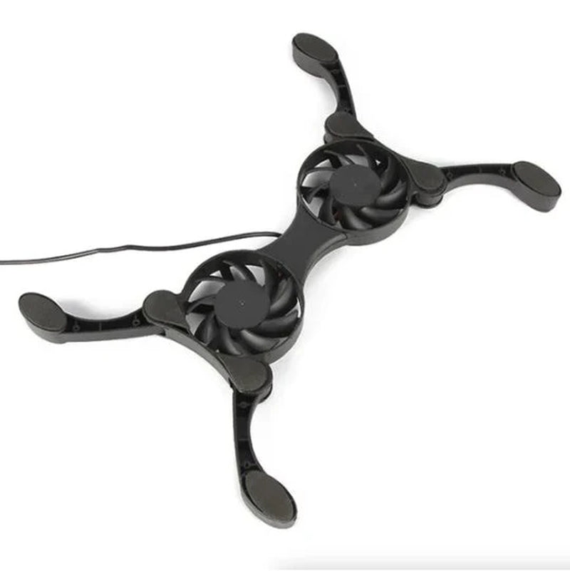 Laptop Cooling Pad, Slim Dual-Fan USB Cooler Stand – image 2