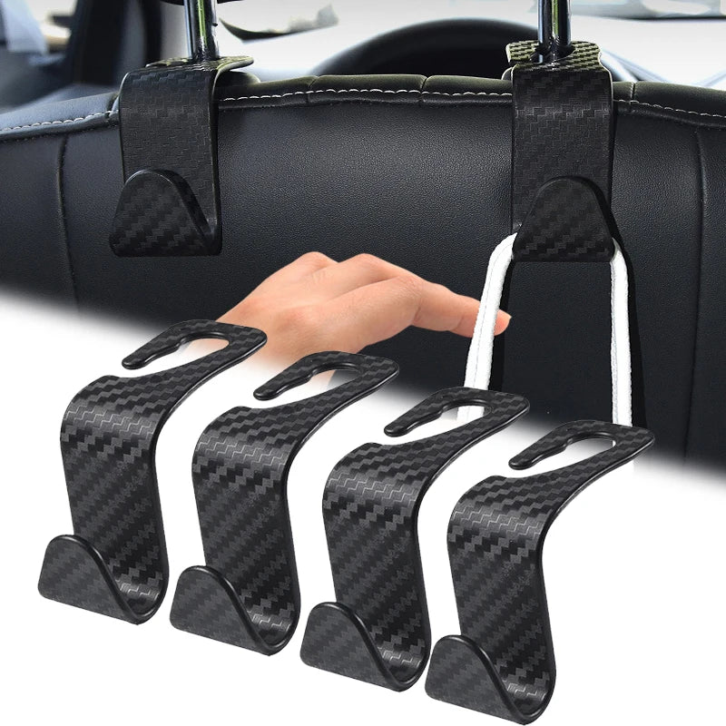 Headrest Hook Set, Car Seat Back Hanger for Bags and Purses – image 2