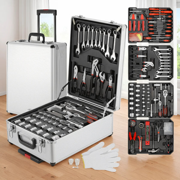 Mechanics Tool Set 799 Pc with Rolling Trolley Case, Auto & Home Repair