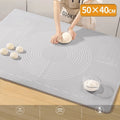 Silicone Pastry Mat - Extra Thick Non-Slip Dough Rolling Mat