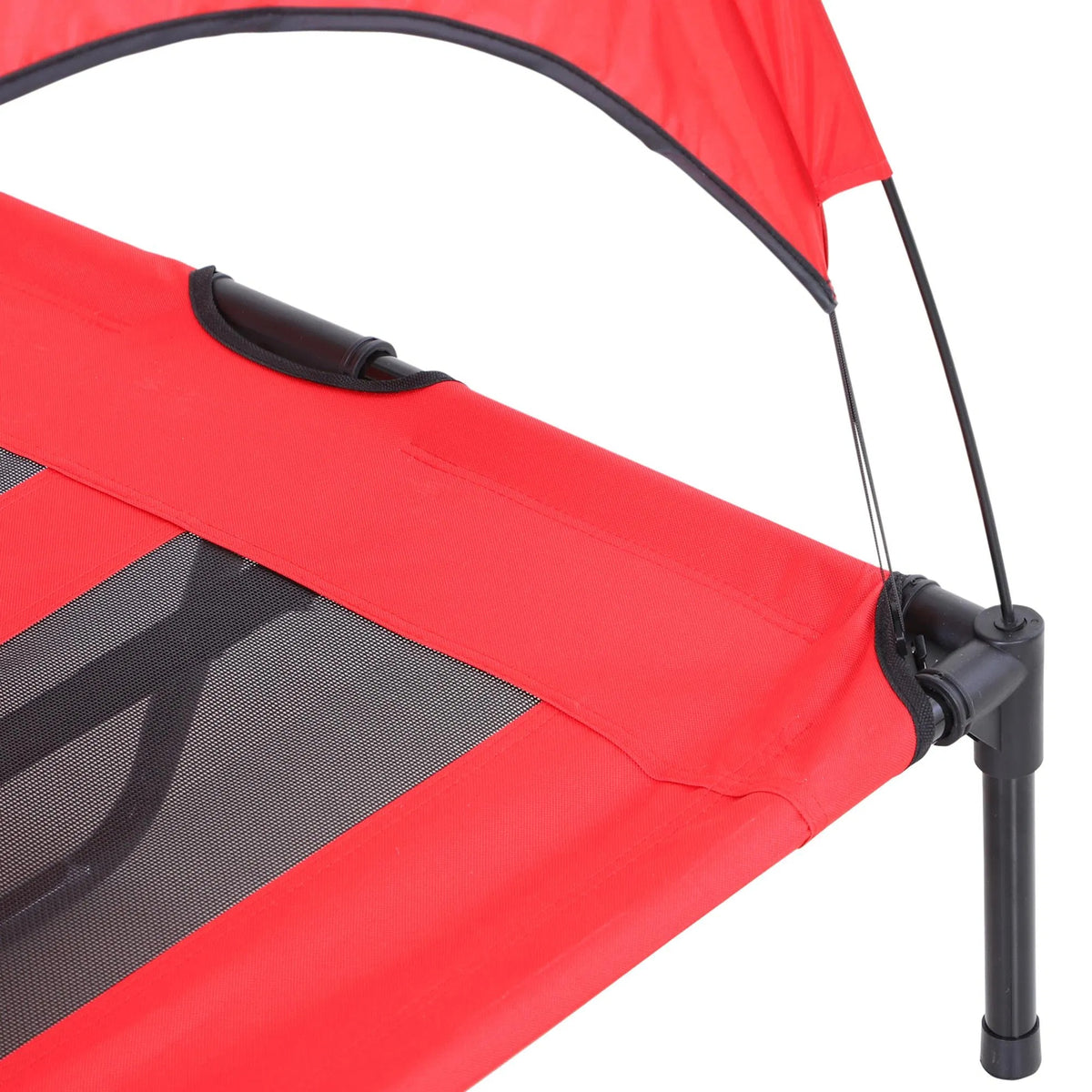 Elevated Dog Bed with Canopy, 48 x 36 in Raised Outdoor Dog Cot – image 9