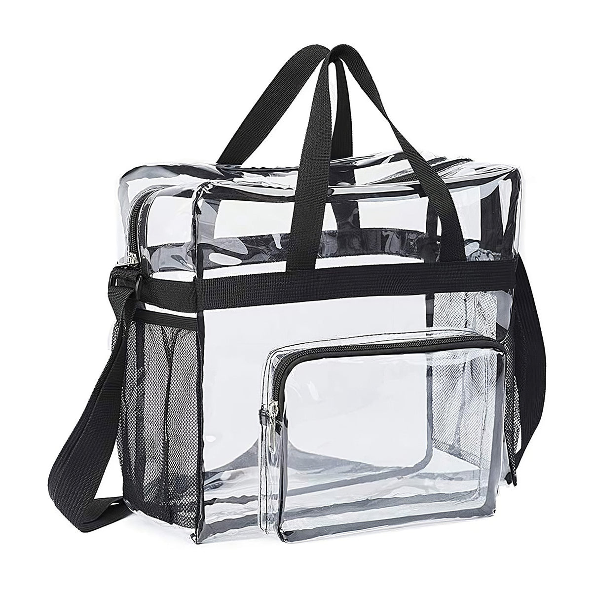 Clear Crossbody Bag – Stadium Tote with Adjustable Strap