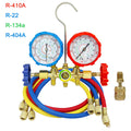 HVAC AC Manifold Gauge Set with Hoses and Hook