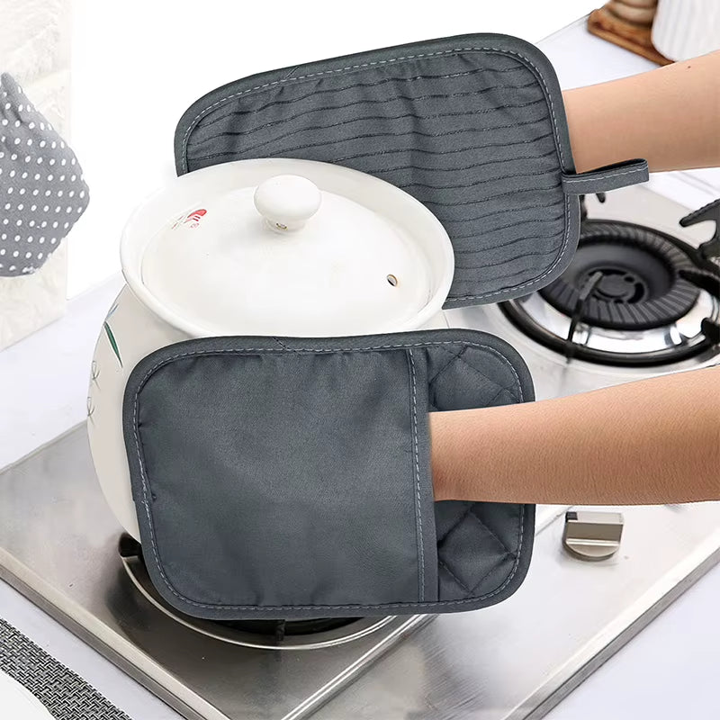 Pot Holders with Pocket - 5 Pack Heat Resistant Hot Pads – image 6