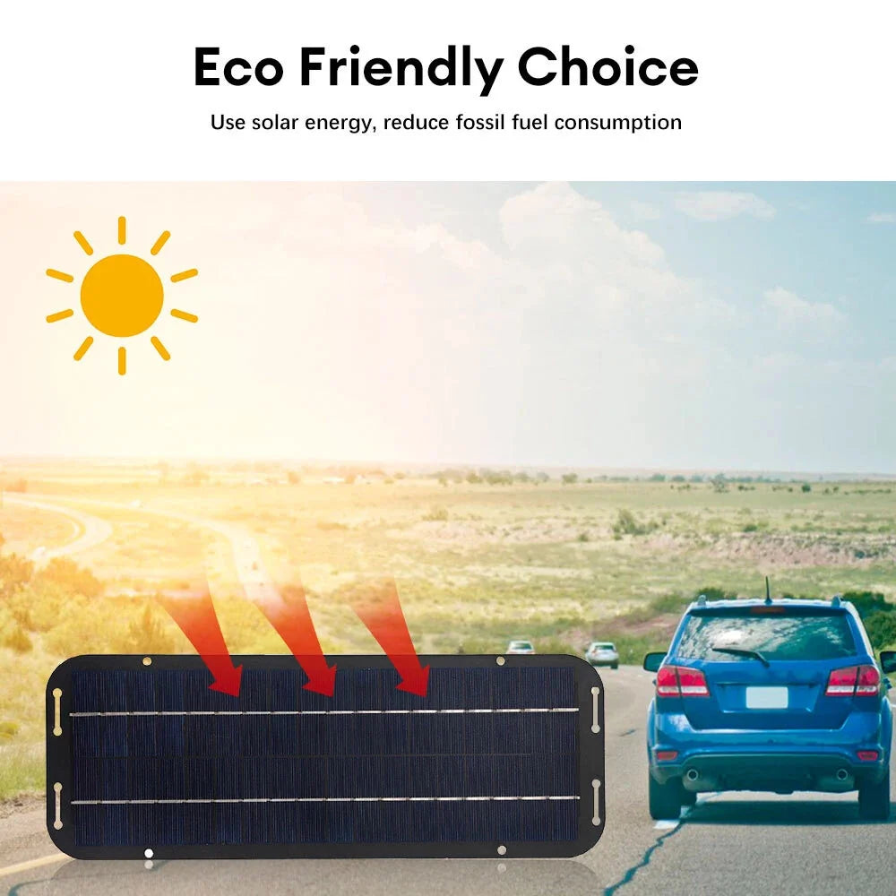 Solar Trickle Charger, 30W 12V Battery Maintainer Kit – image 17