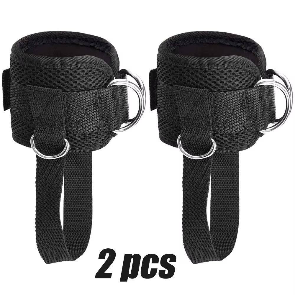 Ankle Straps for Cable Machine - Padded Gym Kickback Cuffs – image 8