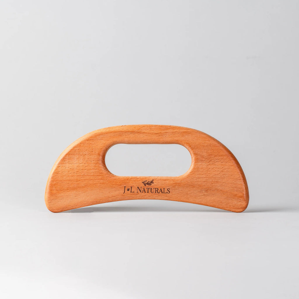 Gua Sha Kit – Beech Wood Face & Body Tools with Travel Pouch – image 5