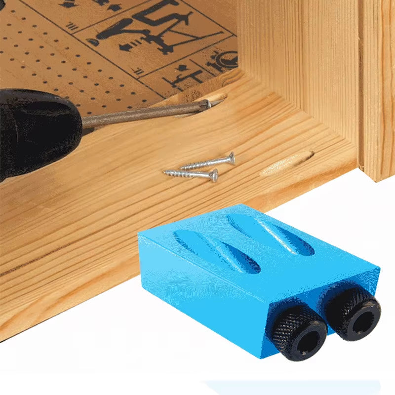 Pocket Hole Jig Kit 15 Degree Oblique Hole Locator with Drill Bits – image 5