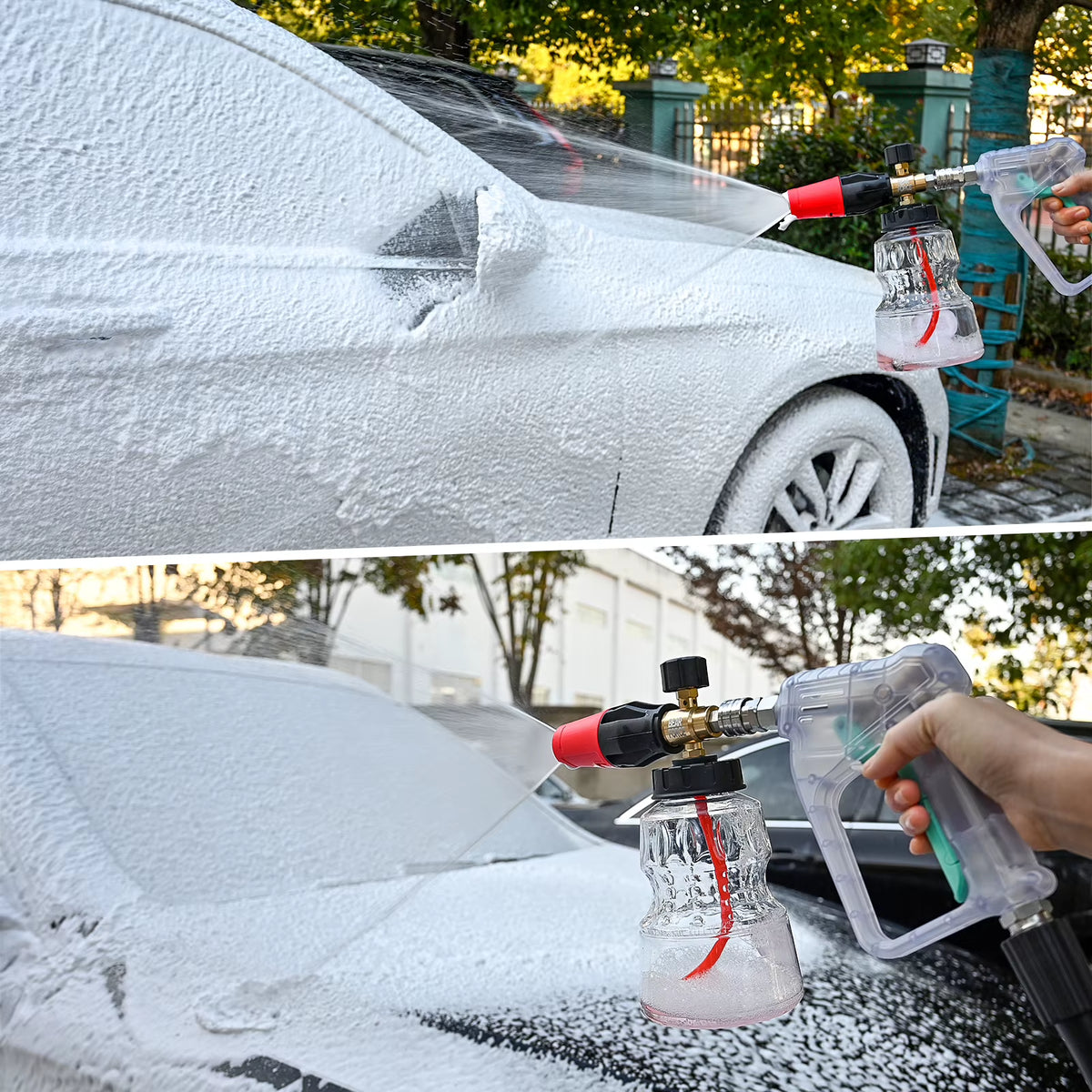 Foam Cannon for Pressure Washer, 1/4 in Quick Connect with 1L Bottle – image 6